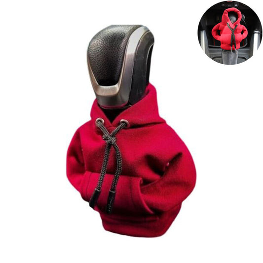 1PC Car Gear Shift Cover for Mini Hoodie Car Gear Shift Knob Cover Shirt Red Shift Q