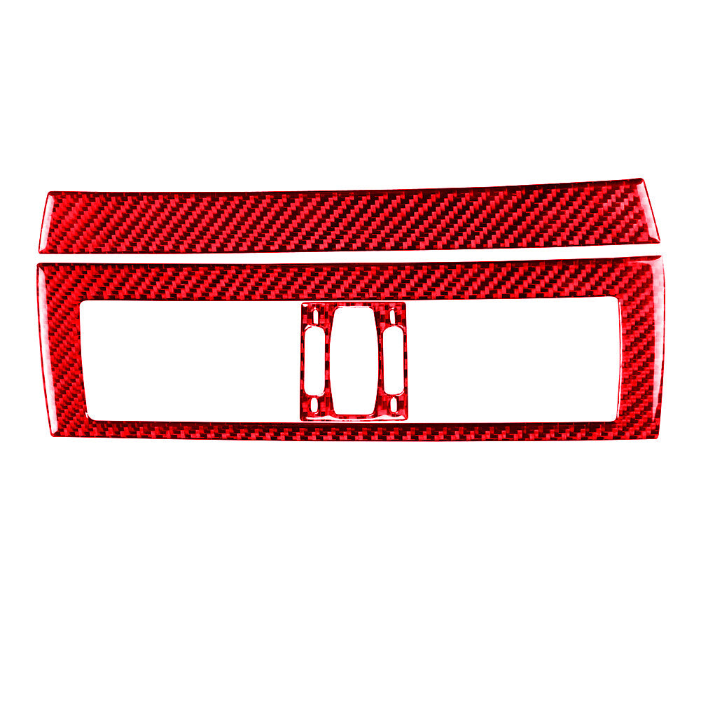 2X Carbon Fiber Front Door Storage Accent Cover Trim for Chrysler 300 2005-2007 v