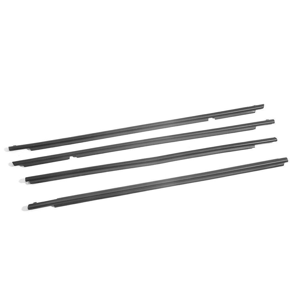 Door Window Trim Moulding Belt Weatherstrip for Toyota RAV4 2009-2012 4PCs