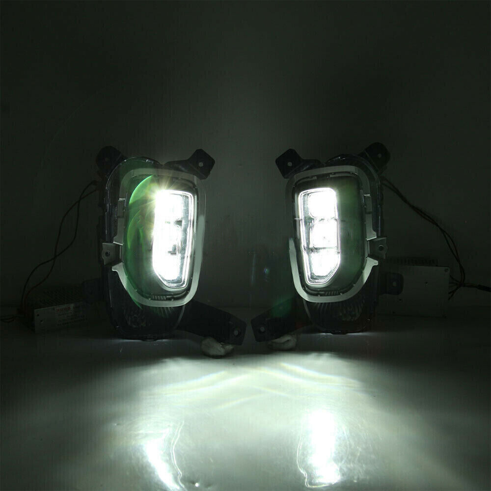 for Kia Seltos KX3 20-23 Daytime Running Light DRL Front Fog LED Signal Lamp B n