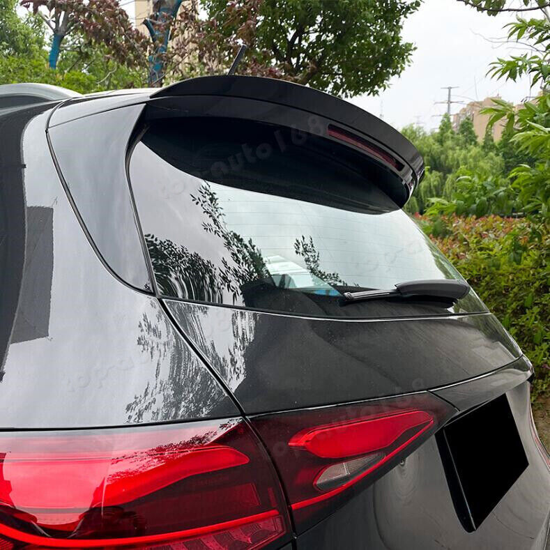 Black Rear Roof Spoiler Wing for Mercedes-Benz GLC-Class SUV GLC 300 2023-2024