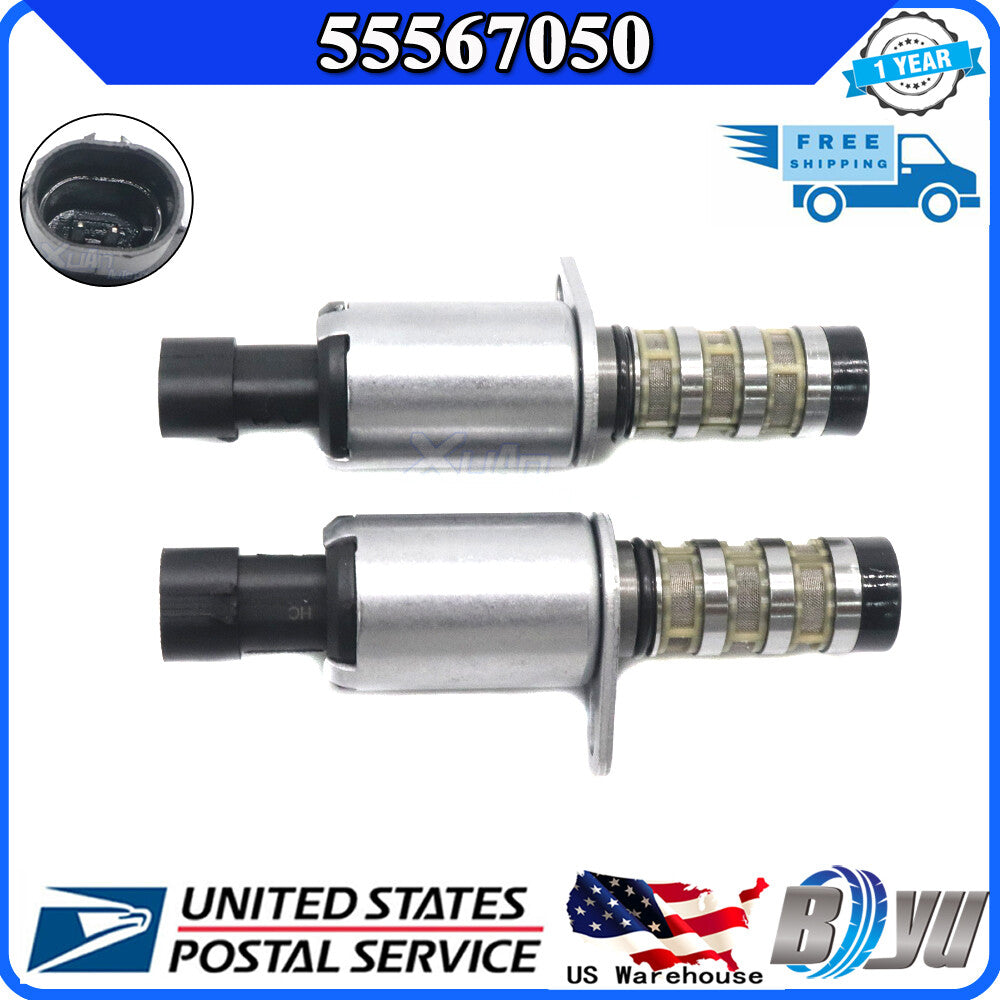 55567050 2x Variable Valve Timing Solenoid Valve for Astra Aveo 5 for Cruze for Pontiac - v