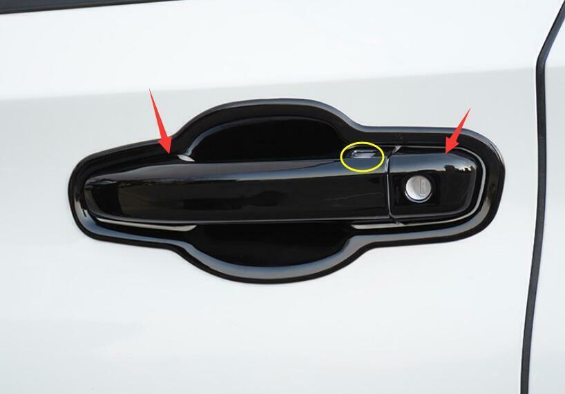 Glossy Black for Smart Door Handle Cover Trim for Honda Accord 2018-2021 gate auto