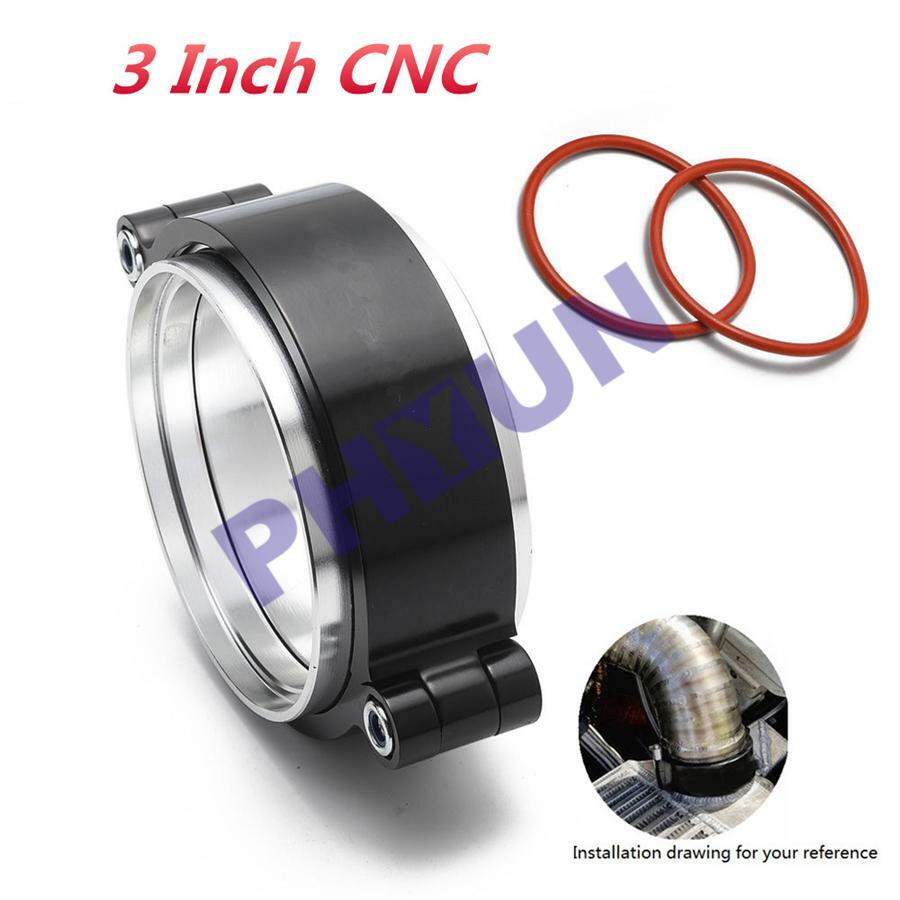 Exhaust V-band flange assembly anodizing suitable for 3-inch turbine dump general purpose - n