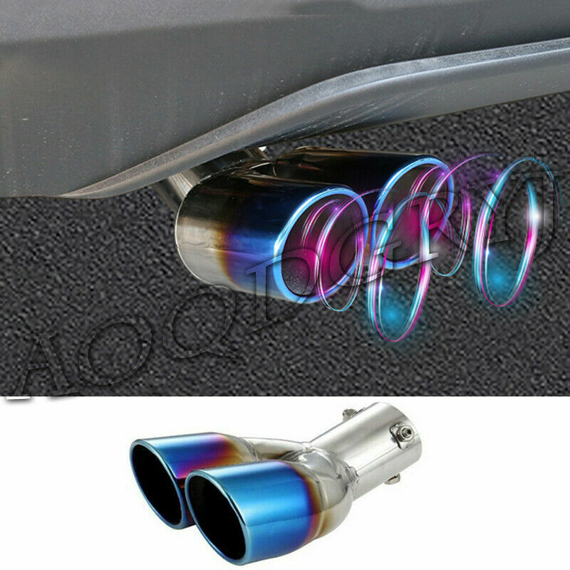 Blue for Toyota C-HR CHR 2016-2021 Car Accessories Rear Exhaust Muffler Tip Pipe