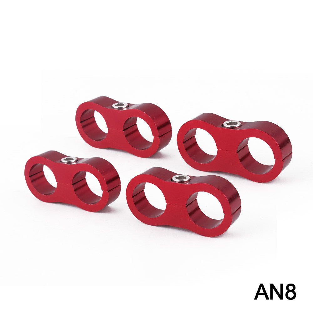 AN8 Hose Separator Clamp Hose Fitting Connector for Oil/Fuel Hose Line 8AN Q