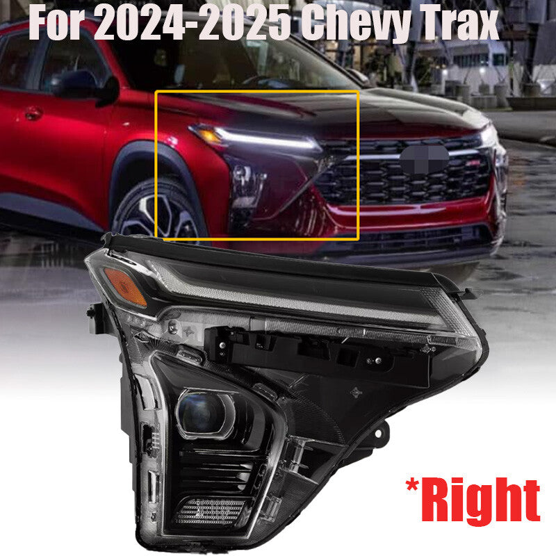 For 2024-2025 for Chevy Trax LED DRL Projector Headlight Headlamp Passenger Side n