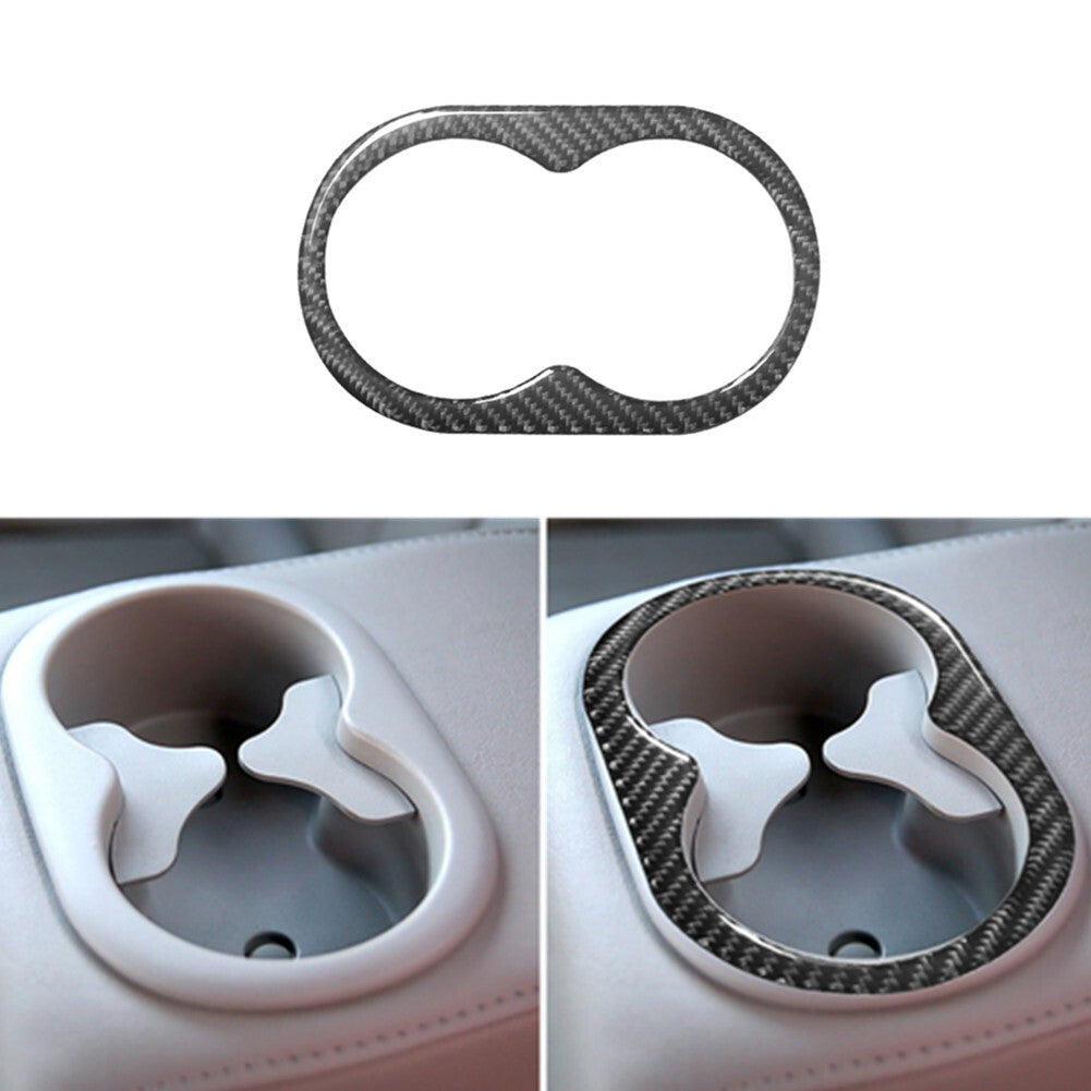 Carbon Fiber Rearview Mirror A-pillar Cover Trim For 718 2016-2022 v