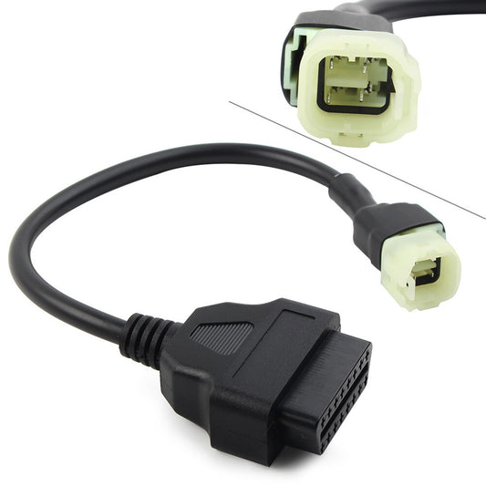4 Pin to 16 Pin OBD2 Cable Connectors Diagnostic Adapter Fit for Honda CBR600/1000RR