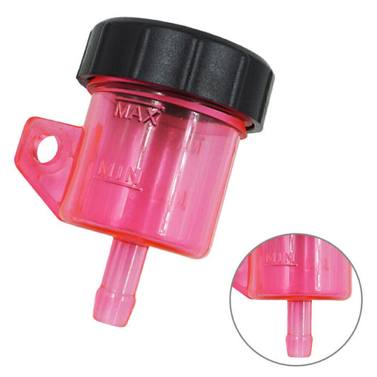 Motorcycle ABS Oil Cylinders Reservoir Front Brake Clutch Tank Fluid Cup Red