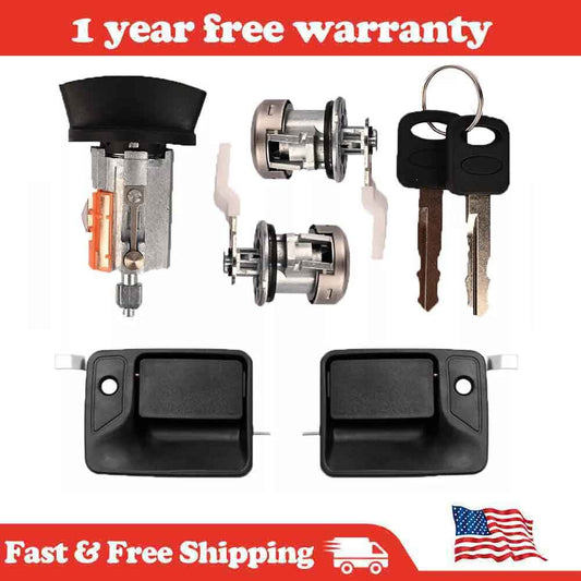 for FORD F250 F350 Super Duty Excursion IGNITION DOOR LOCK CYLINDER DOOR HANDLES