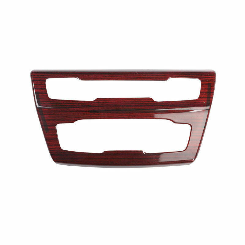 for BMW X1 F48 2016-2022 ABS Wood Grain Car Console AC Button Control Frame Trim