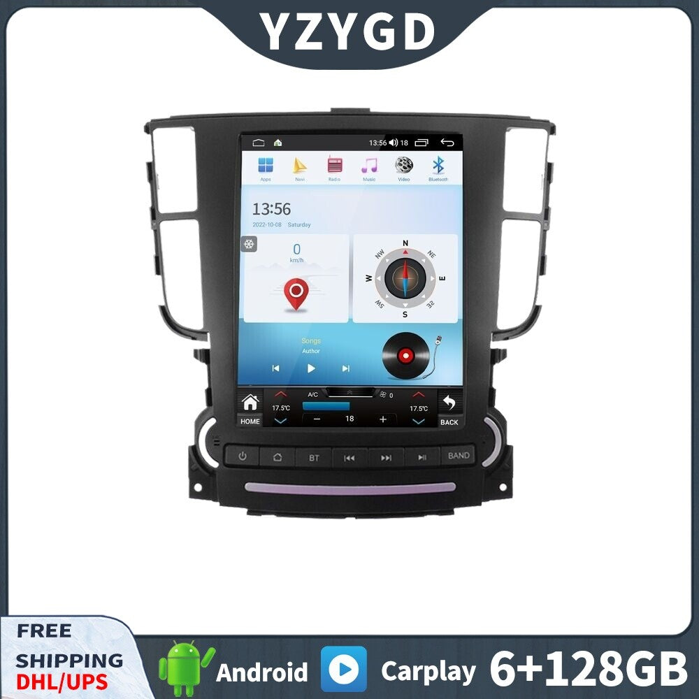 for Acura TL 2004-2008 Android Carplay Car Stereo Radio 2Din GPS Receiver Screen