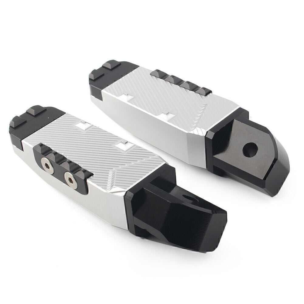 Rear Passenger Footrests Foot Pegs Pedal for Yamaha YZF R1 R6 R1M R1S Silver