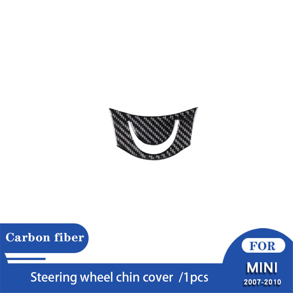 Carbon Fiber Inner Steering Wheel Chin Trim for Mini Cooper 2007-2010