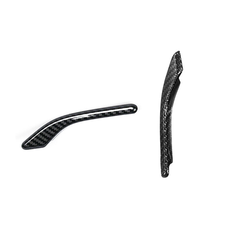 Fit for Maserati Ghibli Carbon Fiber Style Side Air Vent Fender Cover Trim