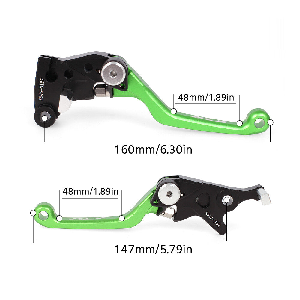 CNC Pivot Brake Clutch Lever for KAWASAKI KLX 150L KLX230R KLX 300SM KLX250SF Q