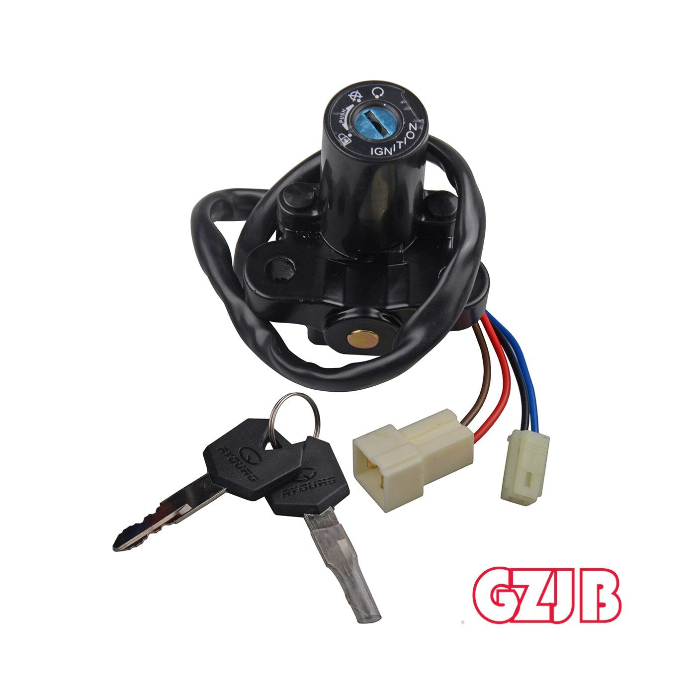 Ignition Switch Lock Key for Yamaha YZF R1 02-14 YZF R6 03-16 R6S 06-09 Q