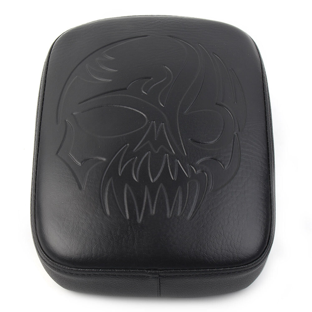 Rear Passenger Pillion Pad Fender for Seat 8 Suction Cup for Harley Bobber Sportster