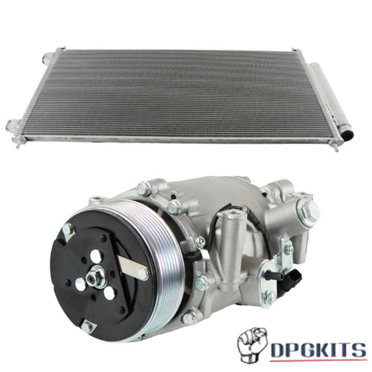 AC Condenser AC Compressor Cooling Kit For 2007-2011 for Honda CR-V
