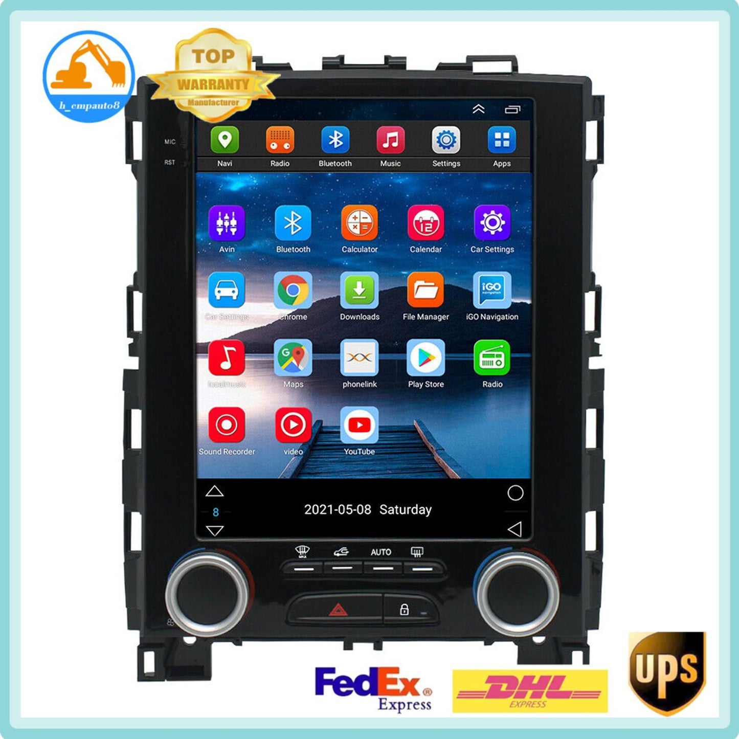 Android Car GPS Navigation Wifi 10.4 for Renault Megane 4 Koleos 2016~2022 radi