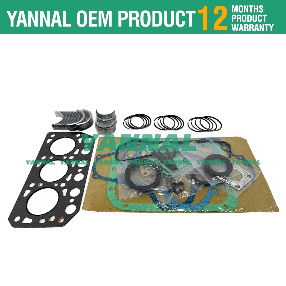 K3F Overhaul Re-ring Kit with Head Gasket for MTE2000 MT20-