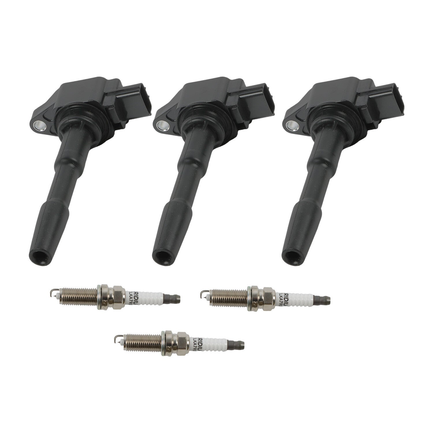 3PCS Ignition Coils+ Iridium Spark Plugs for Fortwo 2016-2017 UF808+91121