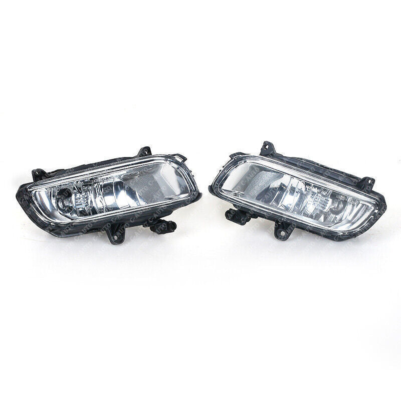 4PCS Front Bumper Grille Covers + Fog Lights for Audi for A8 QUATTRO for A8 D3 2008-2010