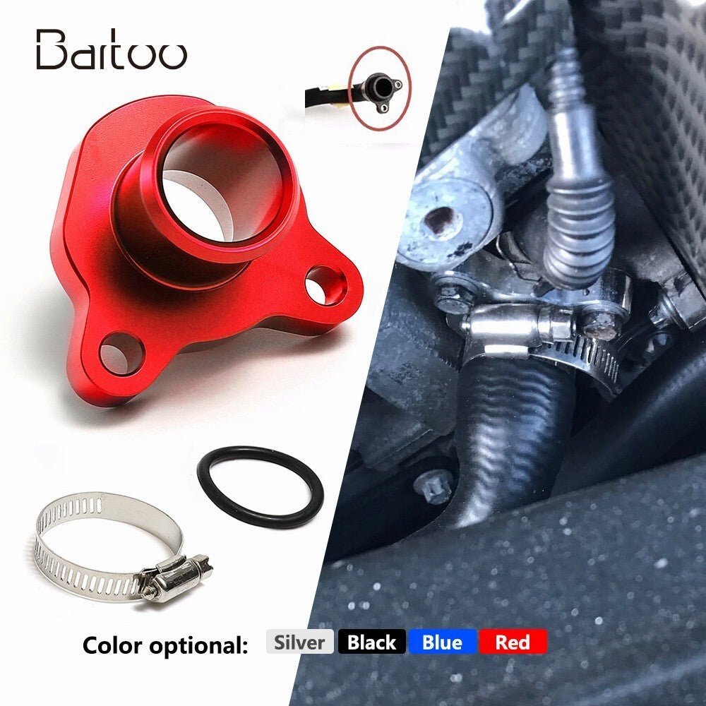 Red Water Hose Fitting Replacement for BMW 335i 335xi 11537541992 11537544638 Q