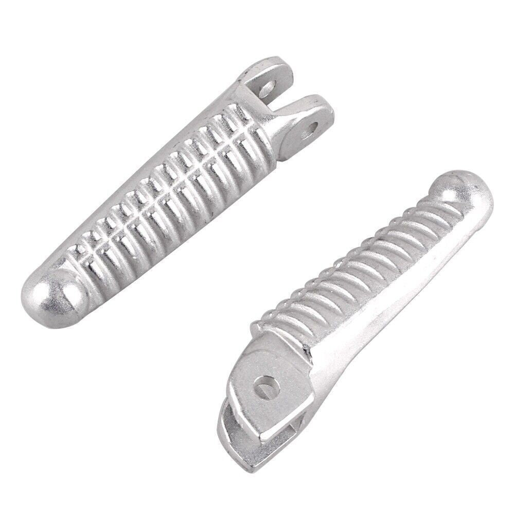 Rider Front Foot Pegs Footrests Set for Ducati 848 1098 1198 2008 - 2013 Silver