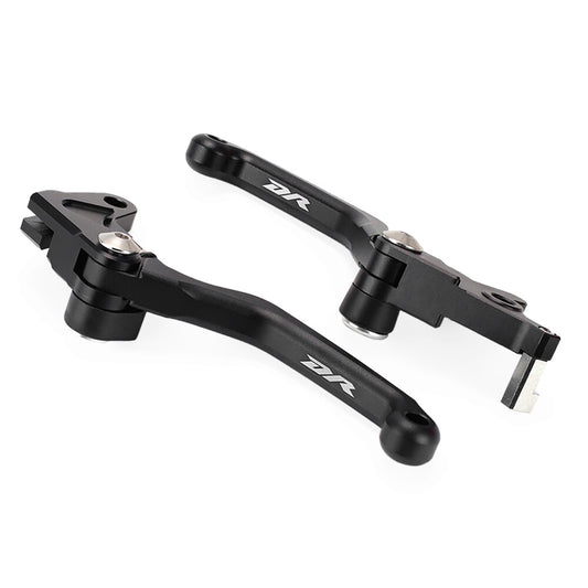 DR Logo Pivot Brake Clutch Lever for SUZUKI DR200S DR250SE Black CNC Q