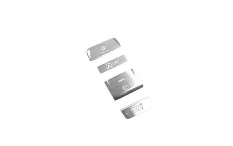 for Honda Accord 2018-2022 Aluminum Central Control Gear Button Stickers Trim 4p