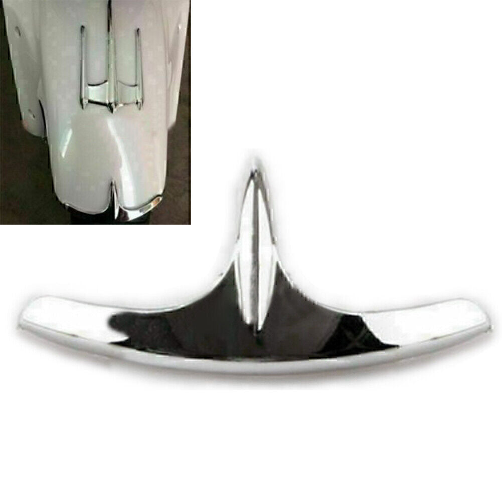 Front Fairing Fender Tip Goldwing Chrome ABS Fit for Honda GL1800 2001-2011 Motor Q