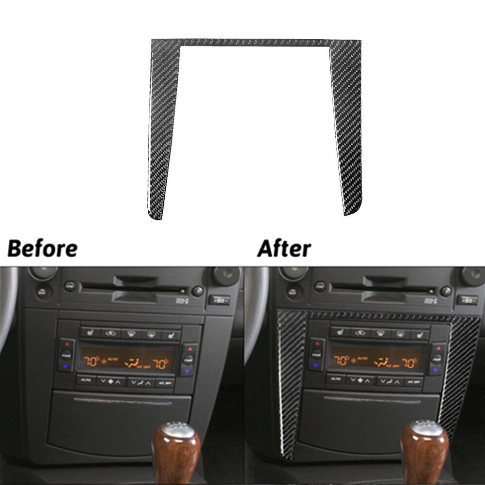 Carbon Fiber Interior Front Window Control Cover Trim For FX4 2004-08 v
