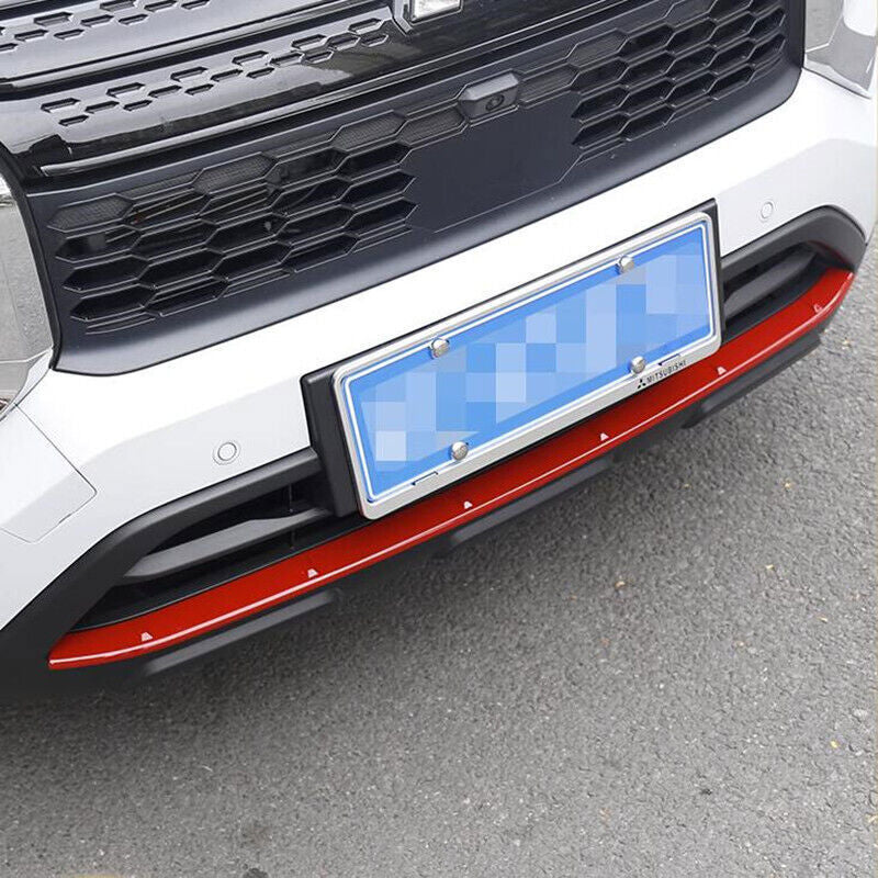 22-24 Front Bumper Lip Spoiler Molding Cover Red For Outlander trim B n