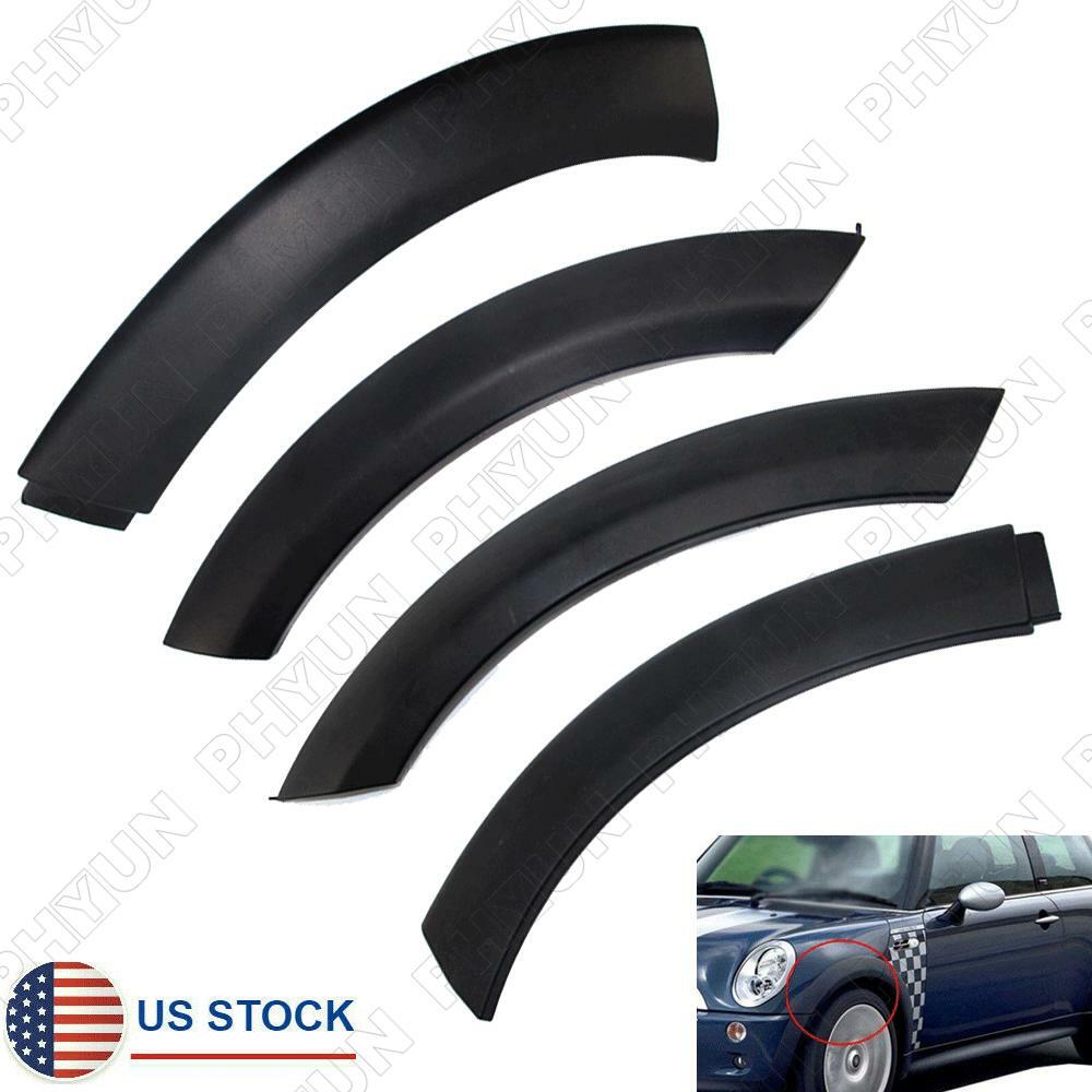 Front Rear Left Right Wheel Upper Fender Arch Trim Hood For 02-08 for Mini Cooper US Q
