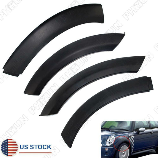Front Rear Left Right Wheel Upper Fender Arch Trim Hood For 02-08 for Mini Cooper US Q