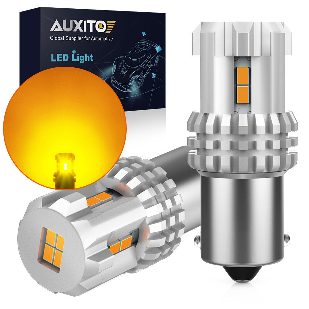 Amber P21W 1156 High Power LED Bulb Reverse Backup Light for Toyota Yaris B