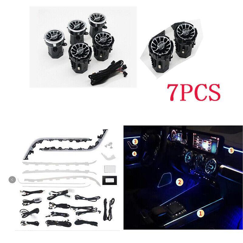 Front and rear vents 7PC+ interior ambient light 5PC For 20-22 for Mercedes-Benz GLB