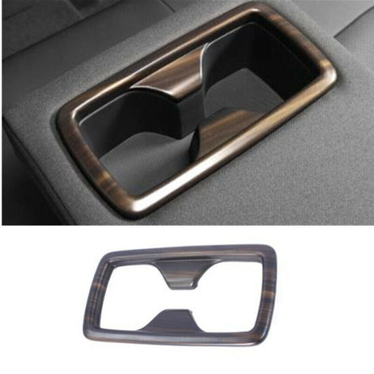 for Toyota Venza 2021 -2024 Peach Wood Grain Rear Water Cup Panel Cover Trim 1X
