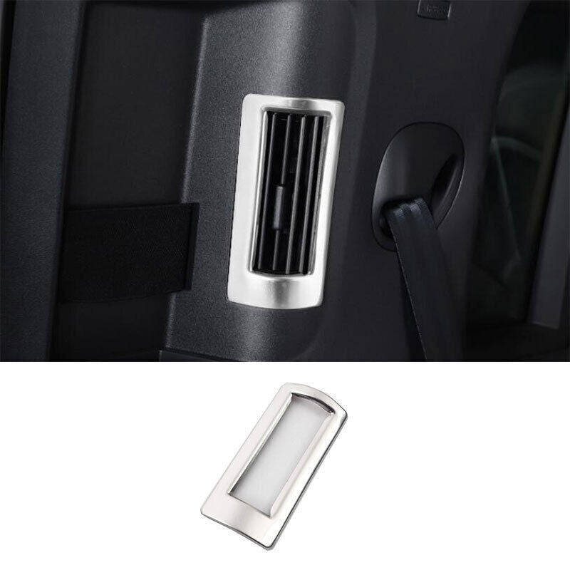 for Land Rover for Defender 20-2025 Silver Steel C Pillar Air Outlet Vent Cover Trim