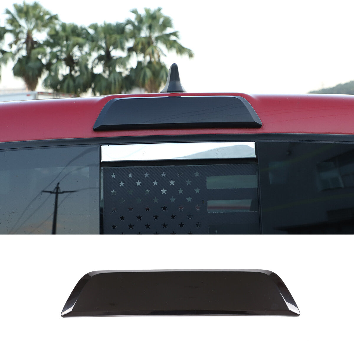 ABS glossy black tailgate handle cover decorative frame suitable for Tandra 2022-2023- v