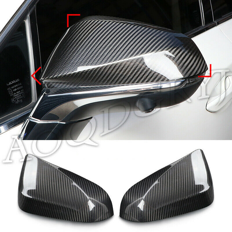 Carbon Fiber ABS Rear View Mirror Cover Trim for LEXUS NX200T 300H 300 2015-2021
