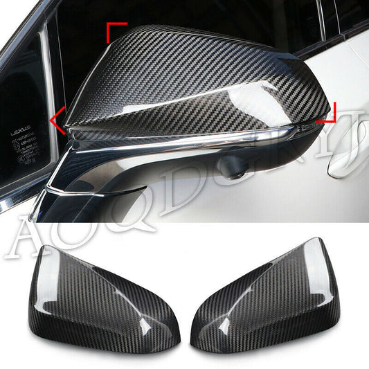 Carbon Fiber ABS Rear View Mirror Cover Trim for LEXUS NX200T 300H 300 2015-2021