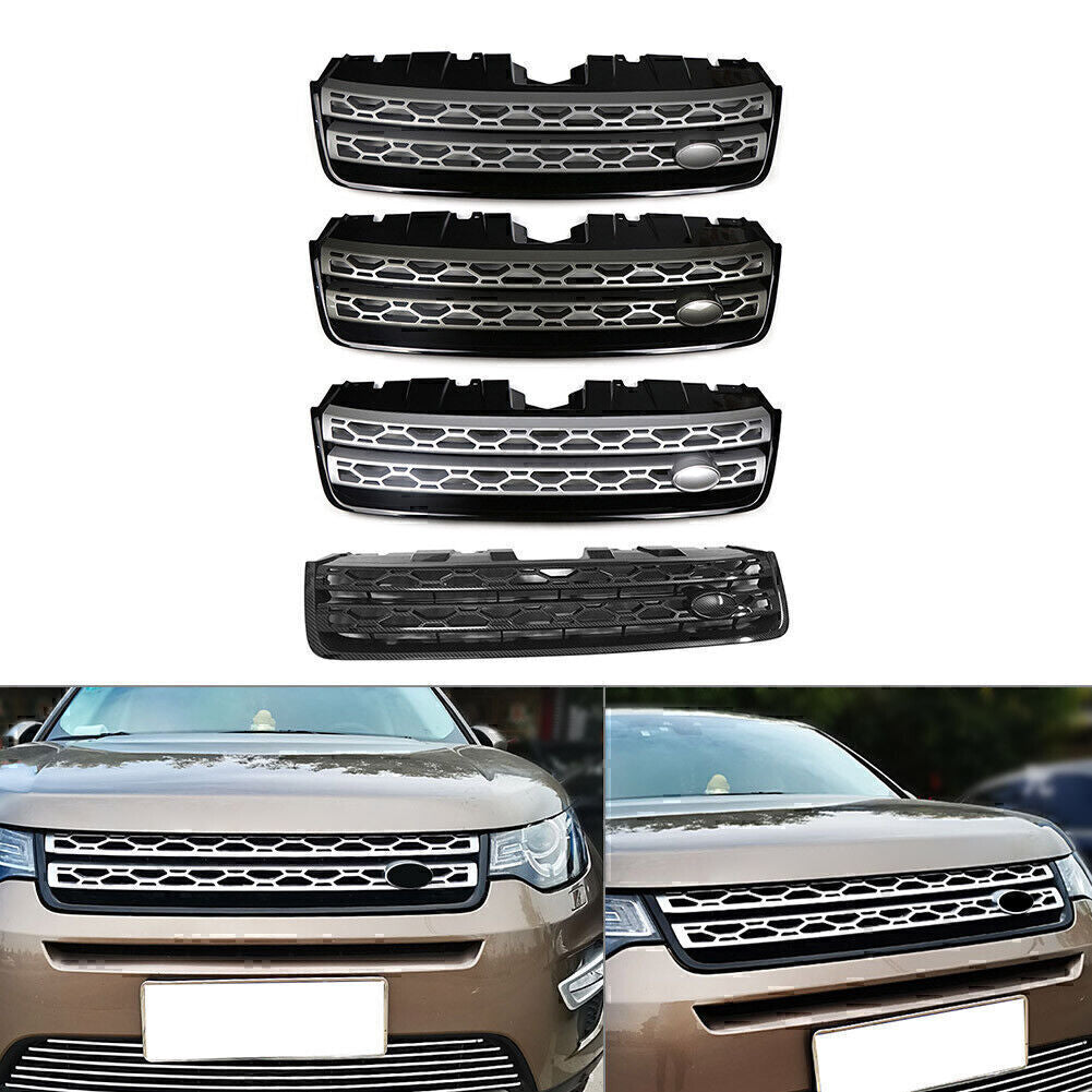 Front Bumper Mesh Grille Upper Grill Fit for Land Rover Discovery Sport 2015-19