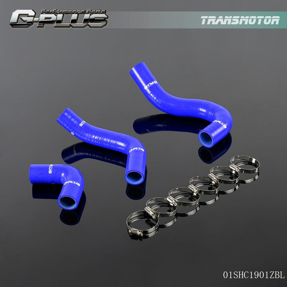 Fits for Subaru for Swift MK4 M15A M16A Sport Blue Silicone Radiator Hose Kit - v