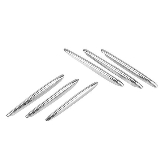 6-piece chrome silver front grill ventilated grill decorative feet for Mercedes-Benz R172 SLK SLC