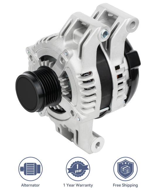 New Silver Alternator AND0578 Fit for 2011-2018 for Jeep Grand Cherokee 36L V6