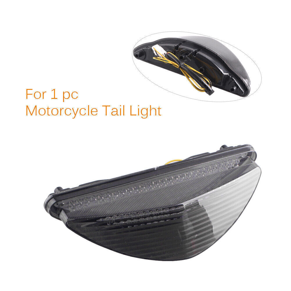 Smoke LED Taillight Integrated Turn Signals Fit for Yamaha Raider 2008-2010 Q