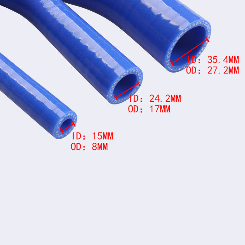 Silicone Radiator Heater Hose Kit Fits for Honda for Civic D15 D16 Sohc EG EK 92-00 Blue